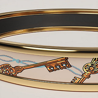 エナメルブレスレット 《レ・クレ》 - ベージュ | Hermès